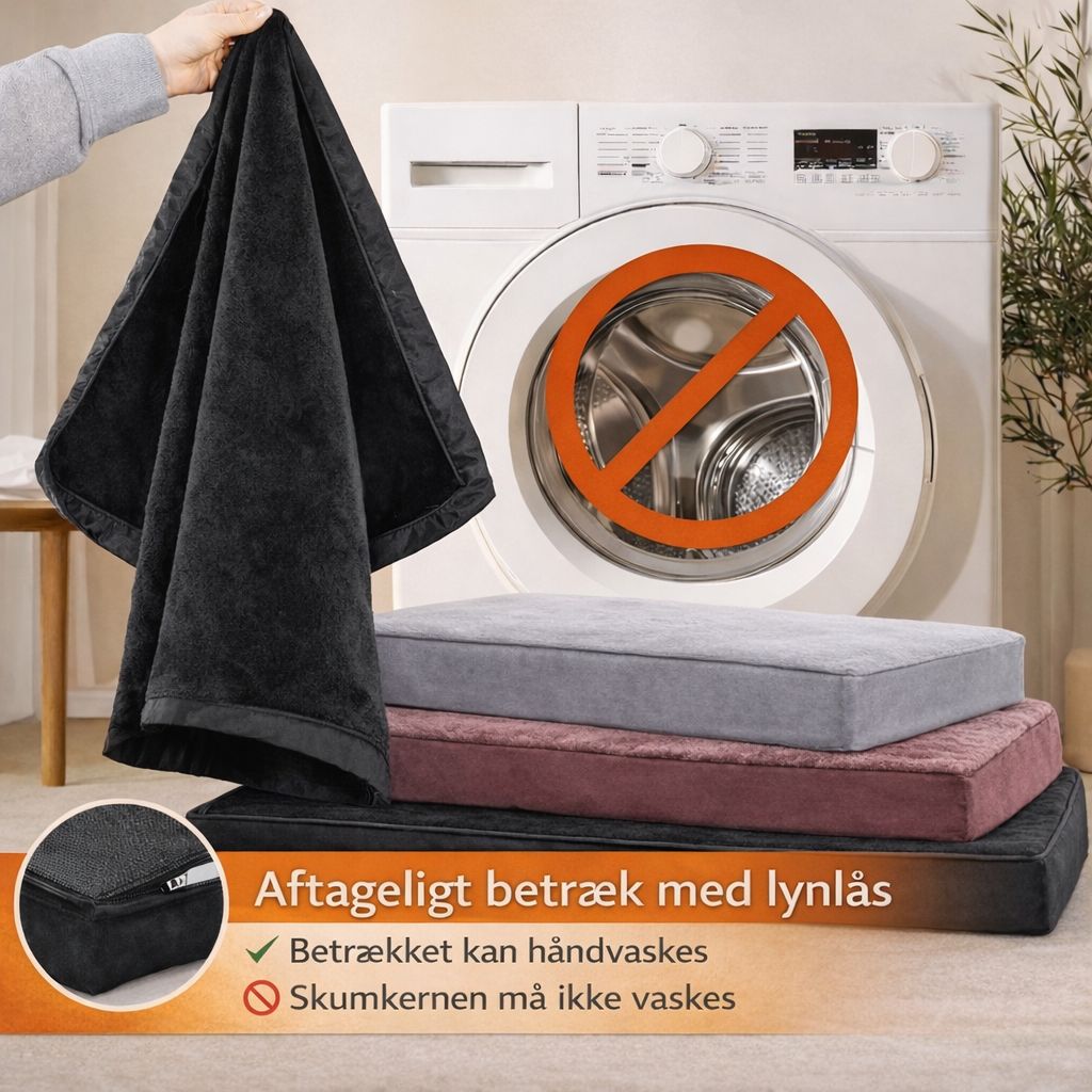 Aftageligt vaskbart betræk